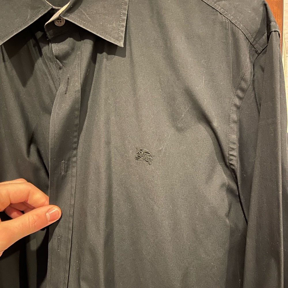 Men’s Burberry Long Sleeve Button Down Shirt